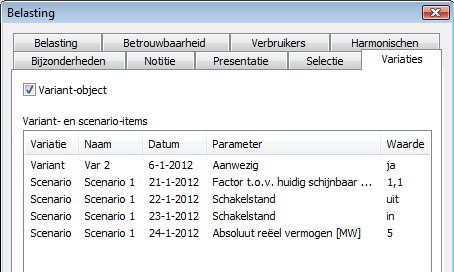 Scenario Verwijderen